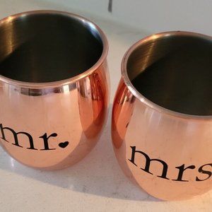 Mr. & Mrs. Moscow Mule mugs